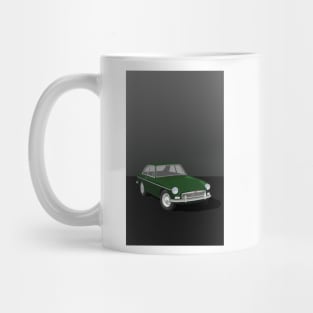 MGB GT Graphic Poster -Green Mug